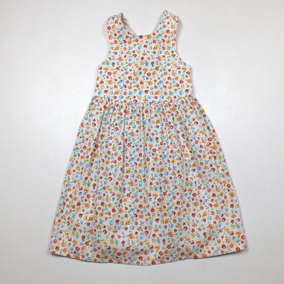 Laura Ashley Dress Girls Size 6 Years Floral Sundress - Picture 1 of 4